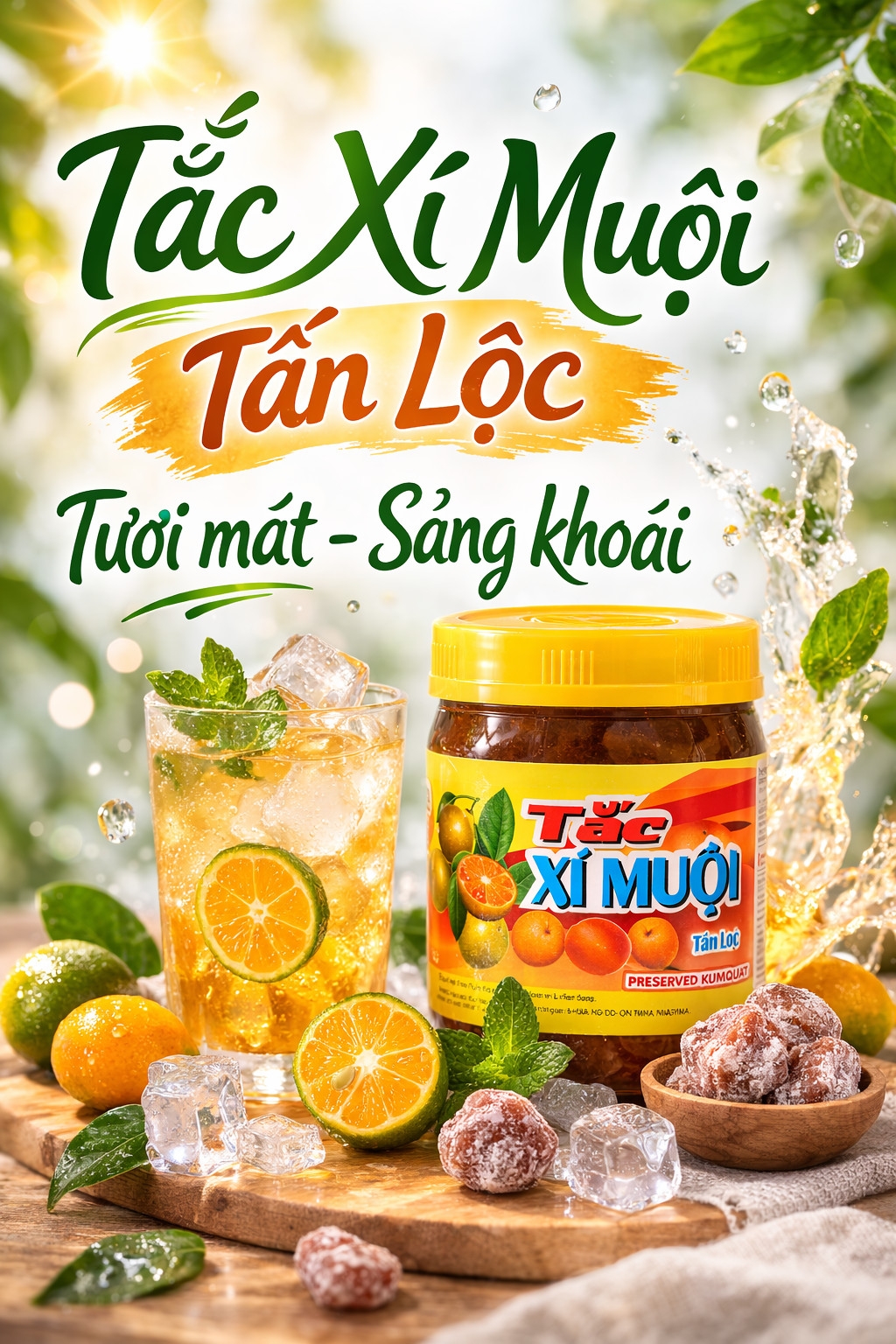 TẮC XÍ MUỘI TẤN LỘC Tươi mát – Sảng khoái