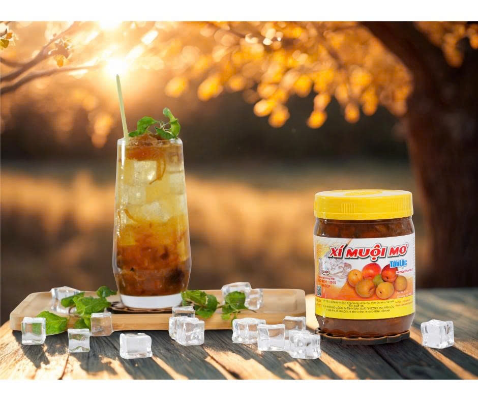 Tấn Lộc Apricot Plum Drink – Deliciously Authentic Vietnamese Flavor.